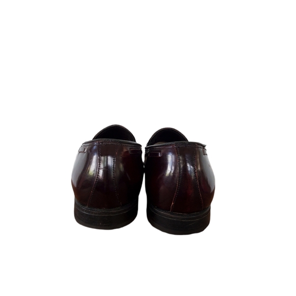 Florsheim Men's 8D Leather Tassel Wing Tip Almond Toe Dress Shoes - Picture 4 of 13
